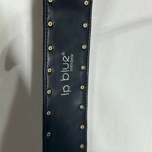 Linea Pelle Belle suede black belt - medium - Picture 3 of 4